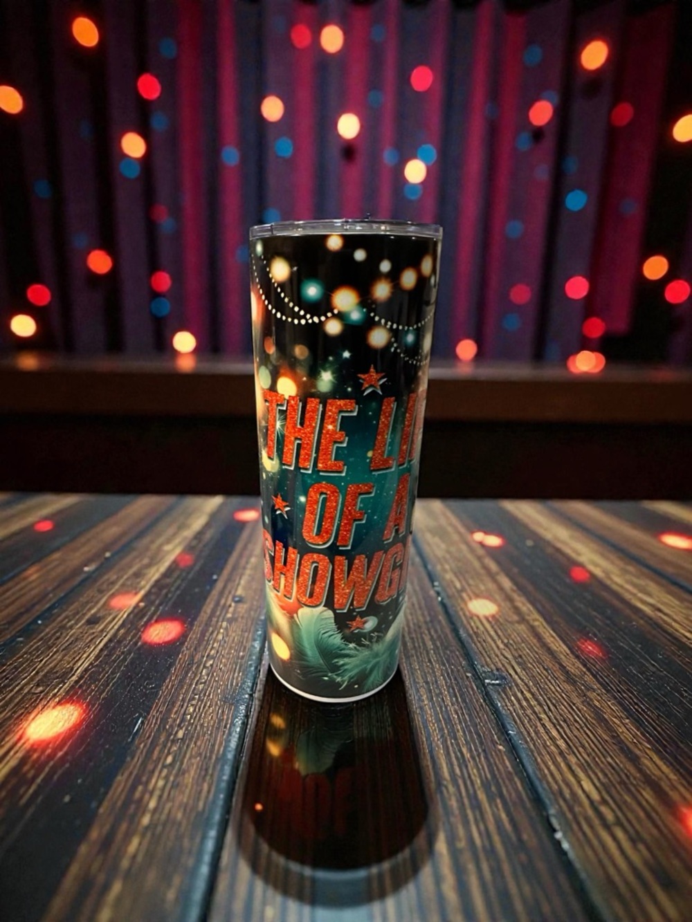Life of a Showgirl Glam Tumbler | Girly Aesthetic Cup